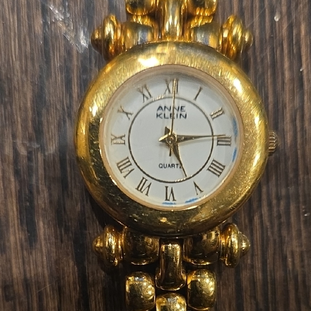 Anne Klein Gold Accent Watch